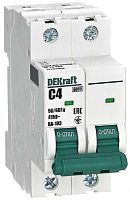 Выключатель автоматический DEKraft ВА-103 2п 4А C 6кА картинка